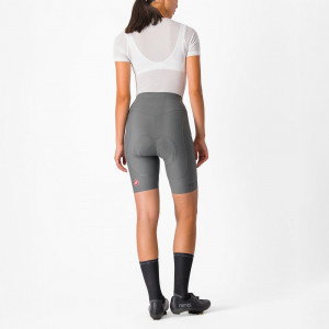Pantaloni scurti cu bretele Castelli Espresso W, de dama, Antracit, M - Img 2