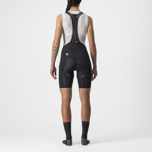 Pantaloni scurti cu bretele Castelli Free Aero RC W, de dama, Negru, M - Img 2