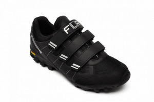 Pantofi ciclism FLR Freeride Bushmaster Mtb - Negru/Argintiu 46