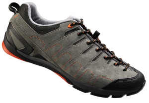 PANTOFI CICLISM SHIMANO CLICK-R SH-CT80GO GREY/ORANGE (17)