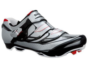 PANTOFI CICLISM SHIMANO MTB SH-M315E SILVER/RED (11)