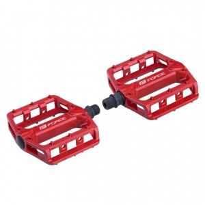 Pedale BMX Force Hot aluminiu rosii