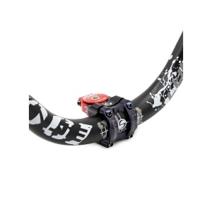 Pipa EWPM-003 31.8mm negru/rosu - Img 4