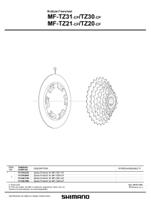PROTECTIE SPITE SHIMANO MF-TZ21