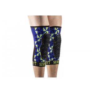 Protectii genunchi Seryt Arlecchino Blue Green L/XL - Img 3