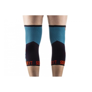 Protectii genunchi Seryt Arlecchino Light-blue Red M - Img 6