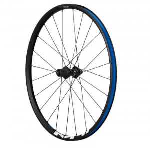 ROATA SHIMANO WH-MT500-27.5 SPATE 27.5" 24H PT. 11 VIT. AX 12MM E-THRU CLINCHER OLD 142MM PT. ROTOR CENTER LOCK NEGRU AMBALAT IND.