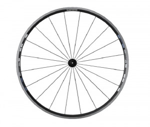 ROATA SHIMANO WH-R501A SPATE 8/9/10 VIT. JANTA CLINCHER NEAGRA CU BANDA MONOTONE STICKER SPITE AERO QR 163MM NEGRU FARA GEANTA AMBALAT IND.