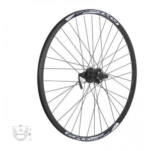 Roata spate Force Basic Disc 622x19 butuc Shimano FHM475 - Img 1