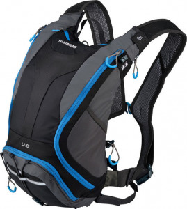 RUCSAC SHIMANO UNZEN 15 HYDRATION DAYPACK 15L BLACK/LIGHTNING BLUE (16)