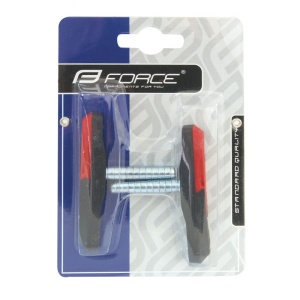 Saboti frana Force cu pin 70mm negru/rosu - Img 3