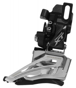 SCHIMBATOR FATA SHIMANO DEORE XT FD-M8025-D PT. 2X11 PREINDERE DIRECT MOUNT DOWN SWING TRAGERE DE SUS UNGHI CS 66-69 AMBALAT IND.