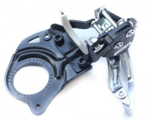 SCHIMBATOR FATA SHIMANO FD-C101 TRIPLU PT. 7/8 VIT. PE SPATE TRAGERE DUBLA E-TYPE 31.8MM PT. 42T UNGHI CS 66-69 CL 47.5/50MM VRAC