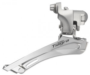 SCHIMBATOR FATA SHIMANO TIAGRA FD-4600 DUBLU PT. 10 VIT. PE SPATE COLIER 34.9MM PT. 46-52T UNGHI CS 61-66 VRAC