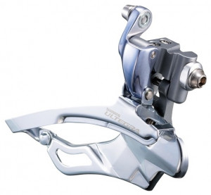SCHIMBATOR FATA SHIMANO ULTEGRA FD-6703 PT. ANGRENAJ TRIPLU PT. 10 VIT. PE SPATE BRAZED-ON AMBALAT IND.