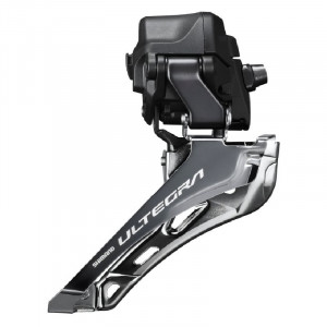 SCHIMBATOR FATA SHIMANO ULTEGRA FD-R8150 PT. 12 VIT. PE SPATE DOWN SWING BRAZED-ON UNGHI CS 61-66 PT. 50/54T CL 43.5MM AMBALAT IND.