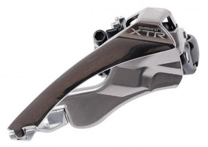 SCHIMBATOR FATA SHIMANO XTR FD-M950 TRIPLU PT. 9 VIT. PE SPATE TRAGERE DE JOS COLIER 31.8MM UNGHI CS 66-69 AMBALAT IND.