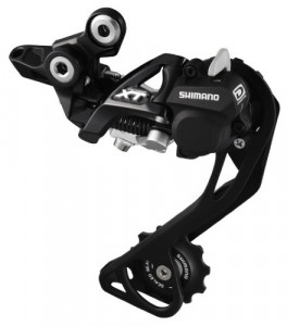 SCHIMBATOR SPATE SHIMANO DEORE XT RD-M786-SGS 10 VIT. TOP-NORMAL SHADOW PLUS PRINDERE DIRECTA (COMPATIBIL DIRECT MOUNT) NEGRU AMBALAT IND.