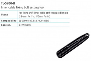 SCULA PT. ALINIEREA BOLTULUI DE FIXARE A CABLULUI SHIMANO TL-S700-B
