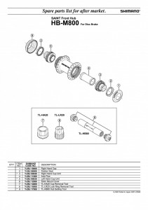 SCULA SHIMANO TL-HB80 HB-M800 HUB SETTING TOOL - Img 2