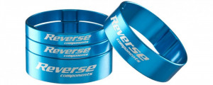 Set distantiere Reverse Ultra-Light 1.1/8 aluminiu albastru deschis - Img 2