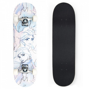 Skateboard Seven Big Wooden Watercolor Frozen - Img 2