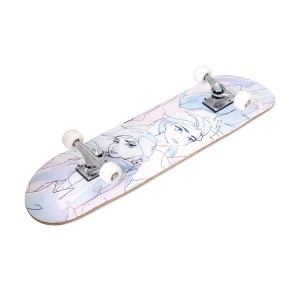 Skateboard Seven Big Wooden Watercolor Frozen - Img 9