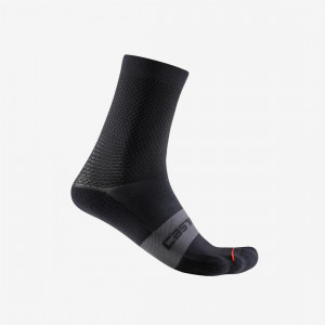Sosete Castelli Espresso W 12, de dama, Negru, S/M, 35-38