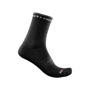 Sosete Castelli Rosso Corsa W 11, pentru femei, negru, S/M, 35-38