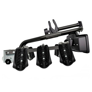 Suport 3 biciclete Peruzzo Siena 669/3N cu prindere pe carligul de remorcare, Negru - Img 3