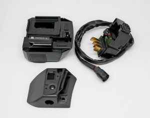 SUPORT PT. BATERIE SHIMANO STEPS BM-E6010 PT. BT-E6010 (PRINDERE PE CADRU) CABLU DE BATERIE 600MM CHARGING PORT FARA BUTUCUL CU CHEIE NEGRU VRAC