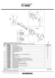 SURUBURI DE FIXARE SHIMANO FC-M980 DOUBLE GEAR FIXING BOLT M8 X 10.1 4 BUC. - Img 2