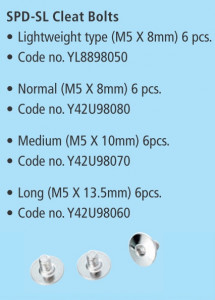 SURUBURI PT. PLACUTE DE PEDALE SHIMANO SM-SH10/11 (M5 X 10MM / 6 BUC.)