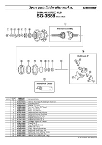 TIJA IMPINGATOARE SHIMANO SG-3S88 88.45MM