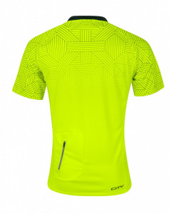 Tricou ciclism Force City, fluo/negru, L - Img 2