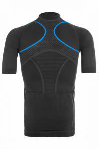 Tricou Ciclism FUNKIER Respirare Elite - Gri/Albastru XS/S - Img 2