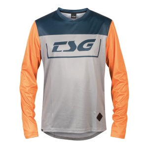Tricou Ciclism TSG Breeze (L/S) - Blue Orange L - Img 4