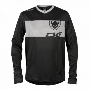 Tricou Ciclism TSG Waft (L/S) - Black Grey M - Img 3