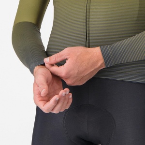 Tricou cu maneca lunga Castelli Apice Thermal Salvie/Albastru/Mango Mojito M - Img 3