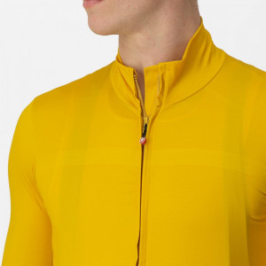 Tricou cu maneca lunga Castelli PRO Thermal Mid LS, Galben, XL - Img 3