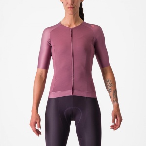 Tricou cu maneca scurta Castelli Aero PRO 7.0 W de dama Mov M