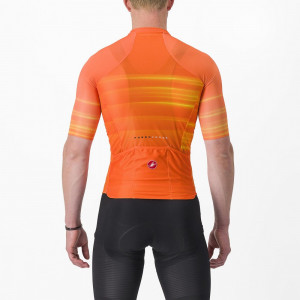 Tricou cu maneca scurta Castelli Climbers 3.0 SL2, Portocaliu, XL - Img 2