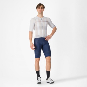 Tricou cu maneca scurta Castelli Climbers A/C, pentru barbati, gri argintiu/rosu, XL - Img 6