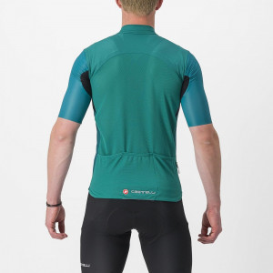 Tricou cu maneca scurta Castelli Endurance Elite, Turcoaz, XXL - Img 2