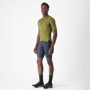Tricou cu maneca scurta Castelli Espresso, Kaki, XL - Img 7
