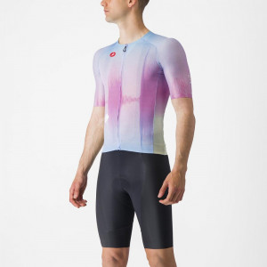 Tricou cu maneca scurta Castelli R-A/D Violet Multicolor XL - Img 3
