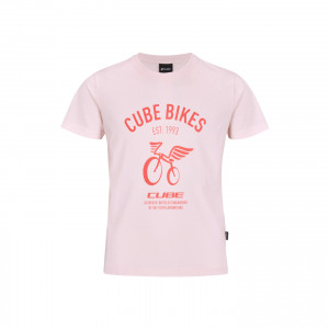 TRICOU CUBE JUNIOR ORGANIC T-SHIRT WINGS ROSE XL (146/152) - Img 2