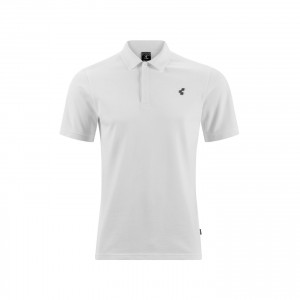 TRICOU CUBE ORGANIC POLO SHIRT WHITE S