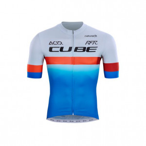 TRICOU CUBE TEAMLINE JERSEY S/S BLUE RED GREY L
