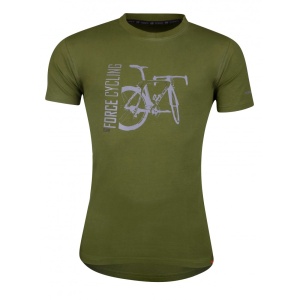 Tricou FORCE FLOW maneci scurte verde L